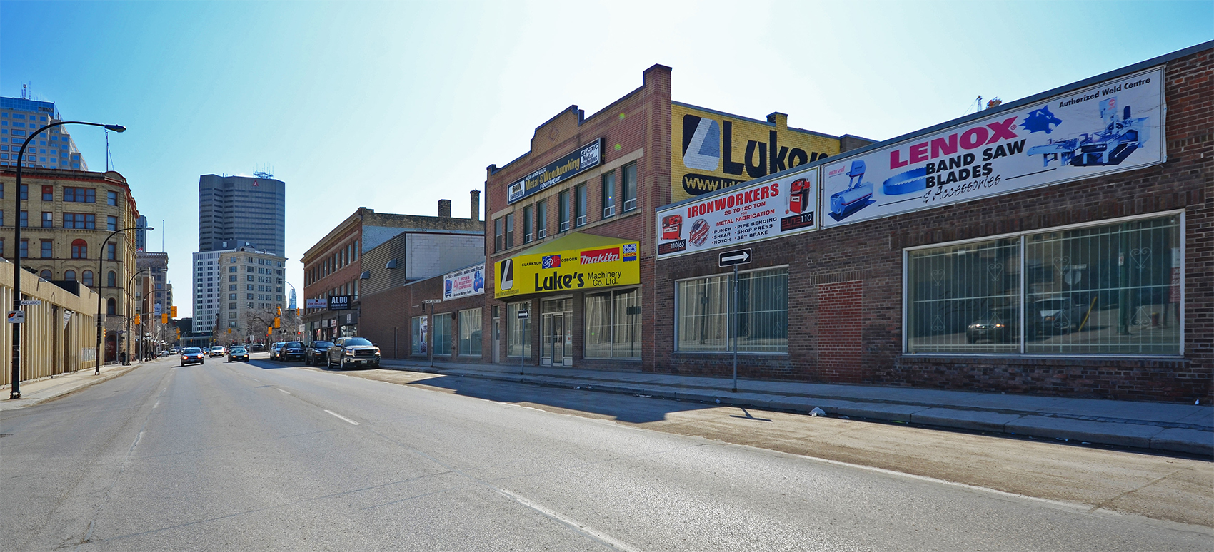 Luke's Machinery Co. an icon on Winnipeg's Main Street strip and a project of Number TEN's architects.